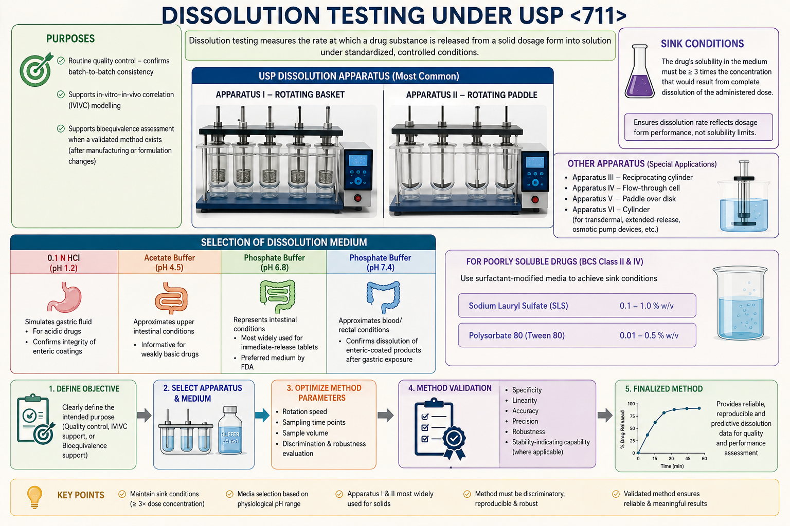 Dissolution Testing under USP <711>